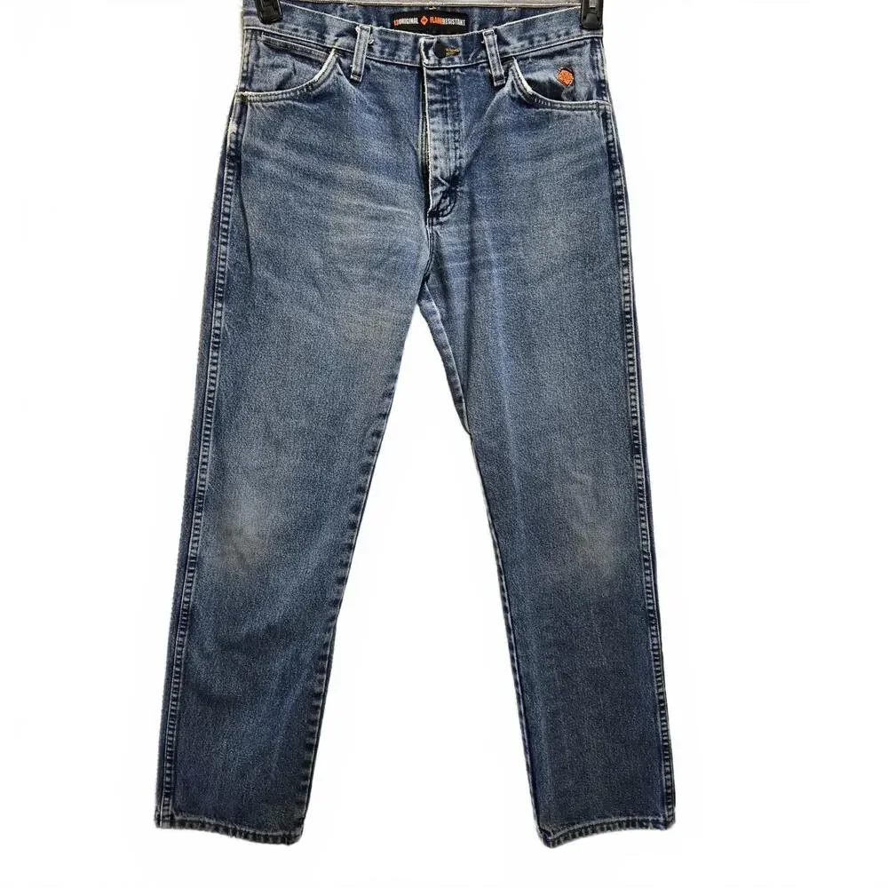 Wrangler 13 Original Flame Resistant CAT2 2112 Jeans Straight Leg 31 X 34